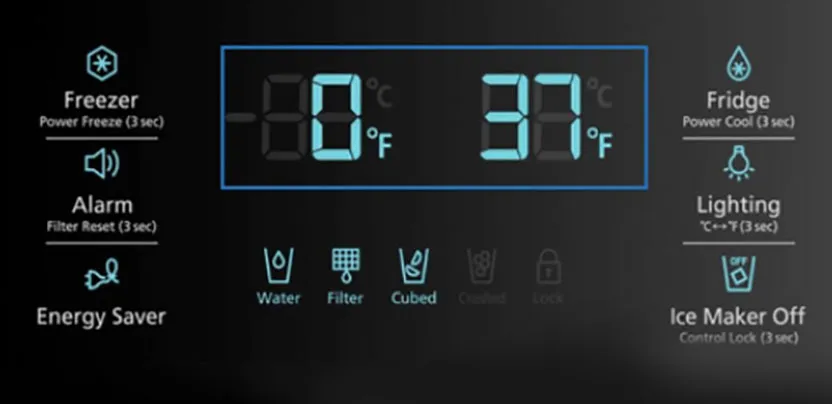 آموزش کار با نمایشگر یخچال سامسونگ و تنظیم آن